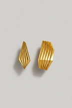 Boucles d'Oreilles "Plissé" XL