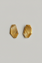Boucles d'Oreilles "Plissé" XL