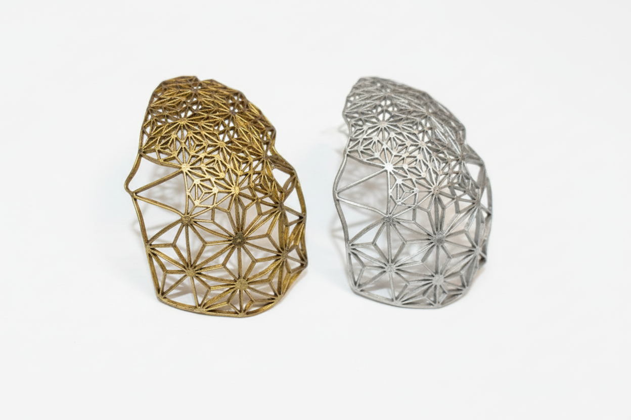 "Dentelle Burano" - handmade PLA bioplastic earrings - Miette jewelry