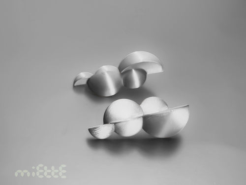 Boucles miette argenté
