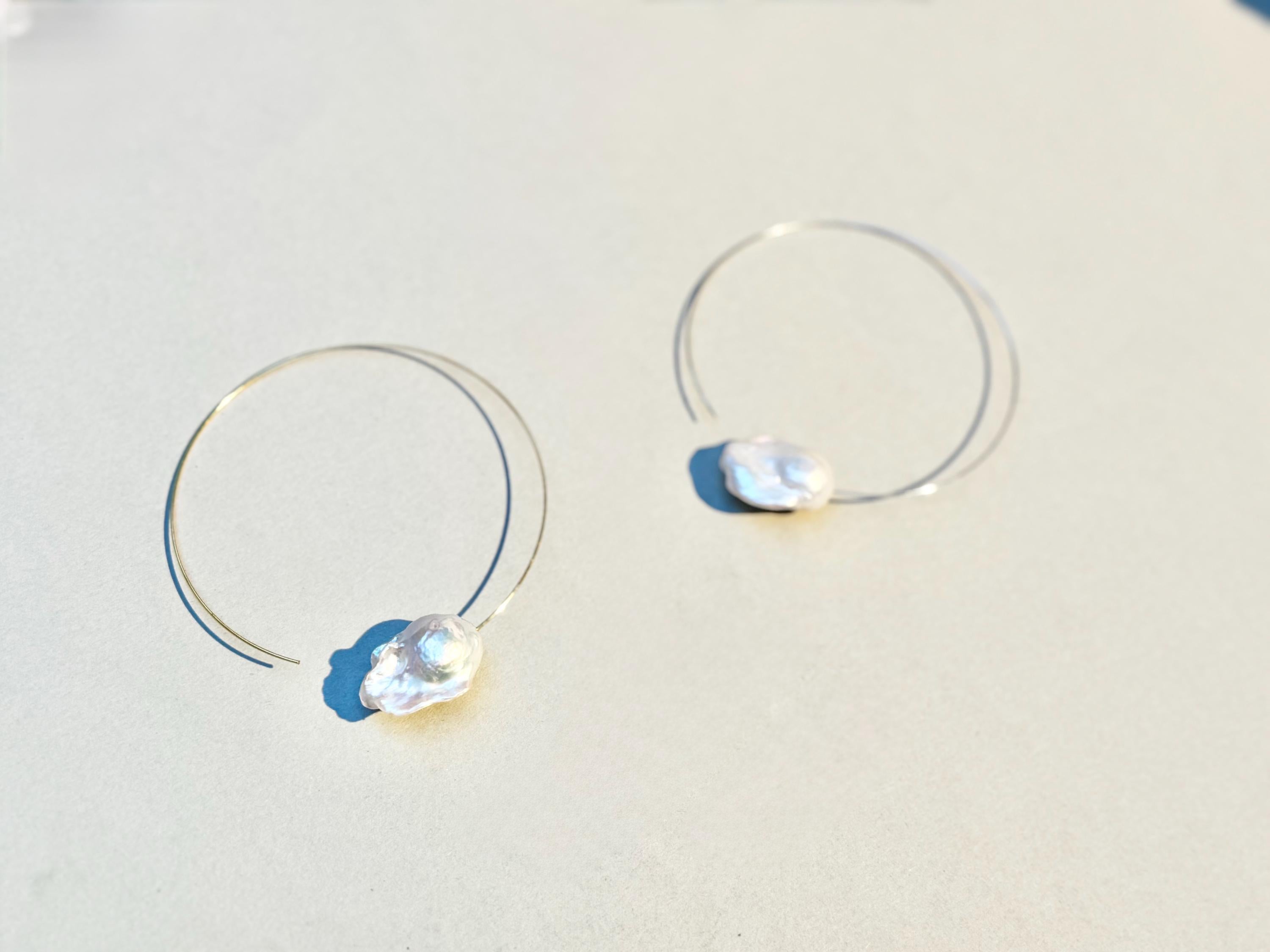 « BalançoireL» - handmade PLA bioplastic earrings - Miette jewelry