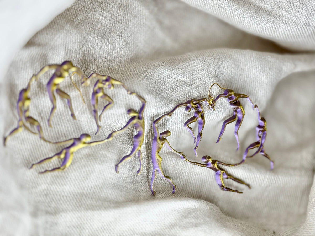 Boucles série Matisse "La Danse"