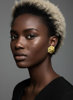 "Flocon" Fractales asymétriques - handmade PLA bioplastic earrings - Miette jewelry