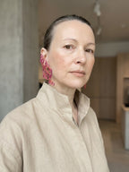 Bijoux d'oreille linéaires  "Bubbles"