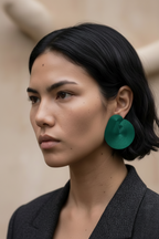 « Symbiose» – Boucles d'oreilles Irisées Graphiques