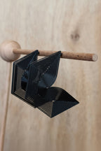 Créoles Bauhaus linéaires par Miette en bioplastique 