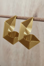 Bauhaus earrings by Miette in bioplastics very light