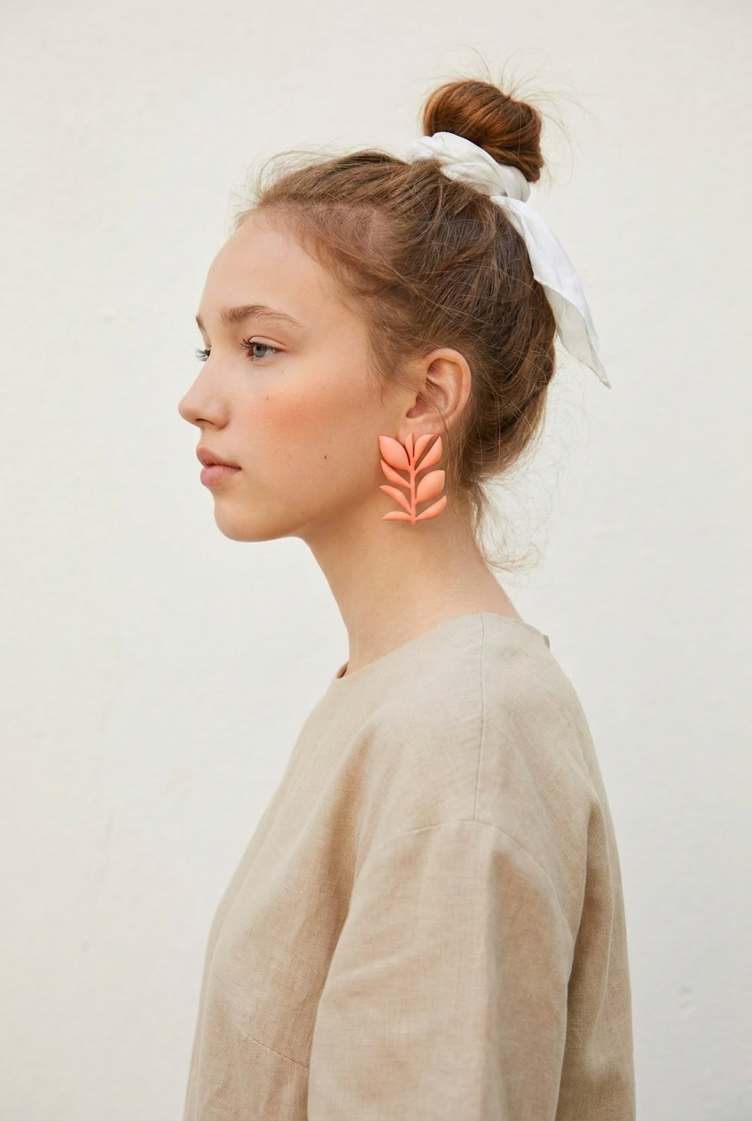 Boucles série Matisse "Ficus"