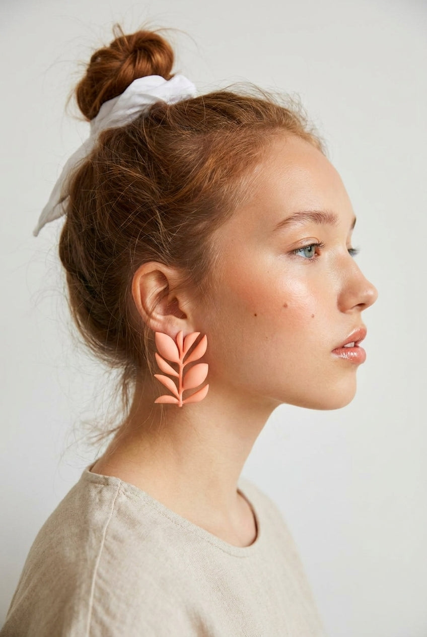 Boucles série Matisse "Ficus"